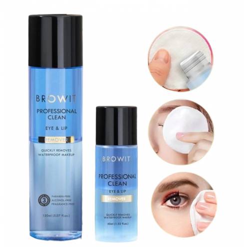 Nước Tẩy Trang Mắt Môi Browit Professional Clean Eye & Lip Remover