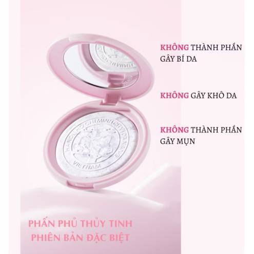 Phấn Phủ Dạng Nén Mỏng Nhẹ Tự Nhiên Menow Clear Radiant Pressed Powder 7g 