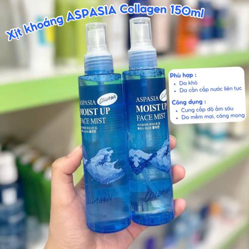 Xịt khoáng Aspasia Moist Up Face Mist