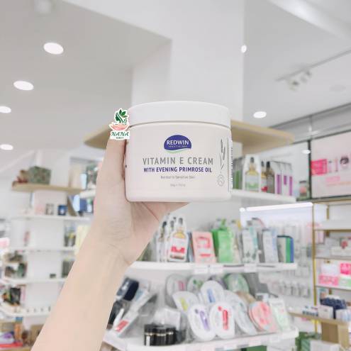 Kem dưỡng ẩm vitamin E Redwin Vitamin E and EPO Moisturiser Cream 330g