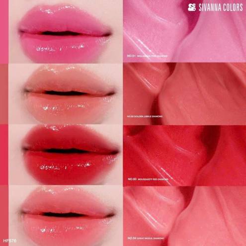  Sivanna Colors Diamond Luster Lipstick - HF576