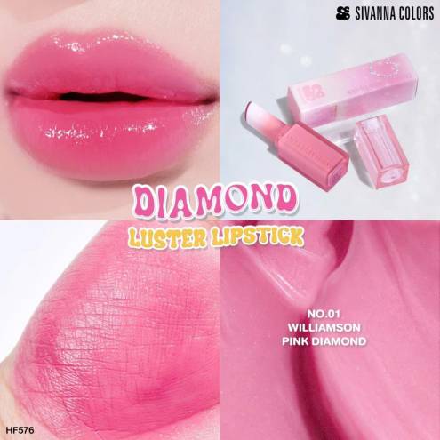  Sivanna Colors Diamond Luster Lipstick - HF576
