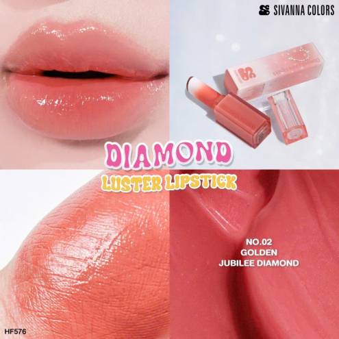  Sivanna Colors Diamond Luster Lipstick - HF576