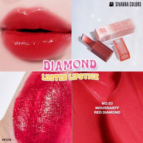  Sivanna Colors Diamond Luster Lipstick - HF576
