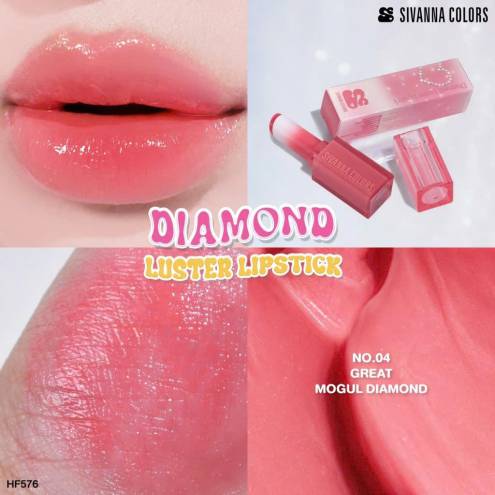  Sivanna Colors Diamond Luster Lipstick - HF576