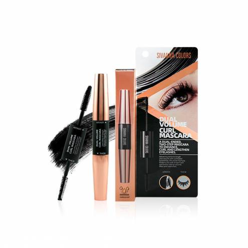 Chuốt Mi 2 Đầu Sivanna Colors Dual Volume Curl Mascara HF9020