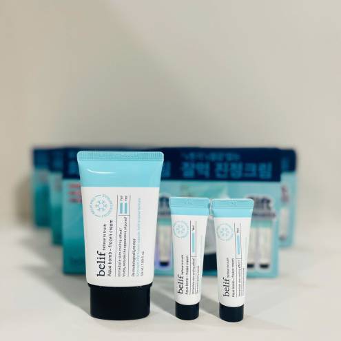 Bộ Kem Dưỡng Belif Aqua Bomb Frozen Cream 50ml Set