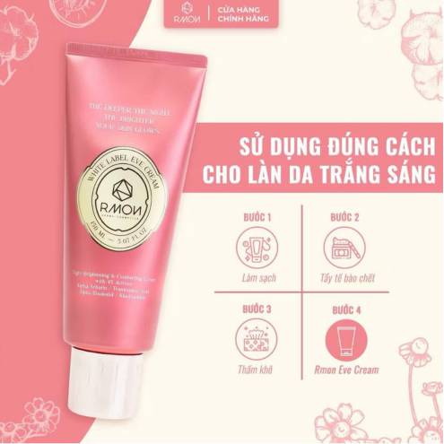 Kem Dưỡng Thể Ban Đêm Trắng Da Chuyên Sâu Rmon White Label Eve Cream 150ml