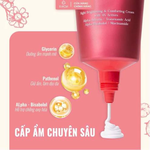 Kem Dưỡng Thể Ban Đêm Trắng Da Chuyên Sâu Rmon White Label Eve Cream 150ml