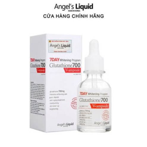 Tinh Chất Angels Liquid Dưỡng Sáng Da, Mờ Thâm 7 Day Whitening Program Glutathione 700 V Ampoule 