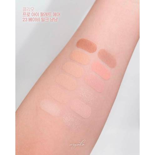 BẢNG PHẤN MẮT 12 Ô CLIO PRO EYE PLATETTE AIR (23 BABY MILK KOSHORT)