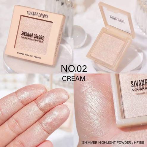 Phấn Bắt Sáng Sivanna Colors Shimmer Highlight Powder  