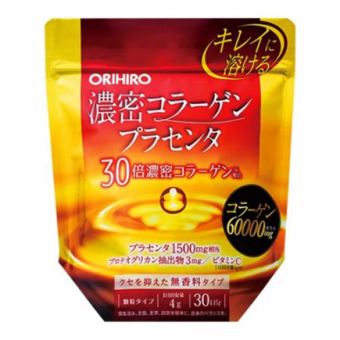  Bột Uống Đẹp Da Collagen Nhau Thai Heo Orihiro 60000mg 