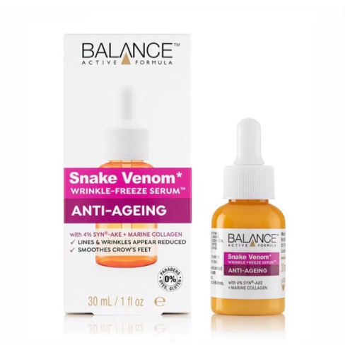 Tinh Chất Ngừa Lão Hóa Chiết Xuất Nọc Rắn Balance Active Formula Snake Venom Wrinkle-Freeze Serum 30ml