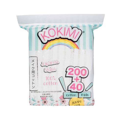 Bông Tẩy Trang Hình Vuông Mihoo Kokimi Cotton Pads 240 Miếng 