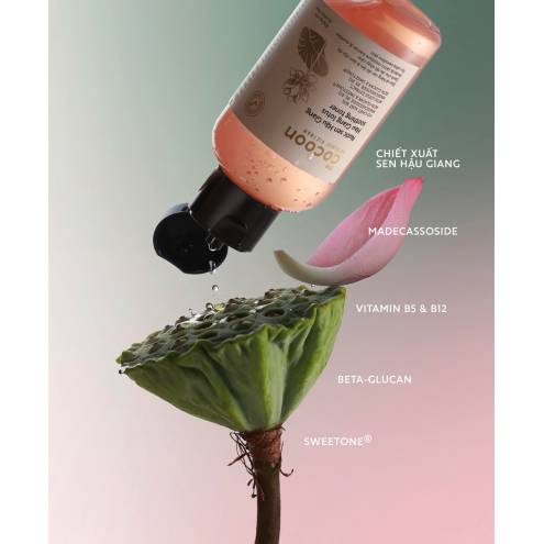 Nước sen Hậu Giang Cocoon Lotus Soothing Toner làm dịu cho da nhạy cảm