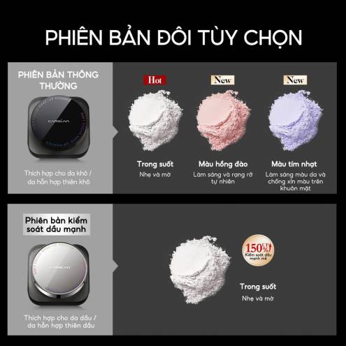 Phấn Phủ Bột Kiềm Dầu Carslan Soft Focus Makeup Powder 8g