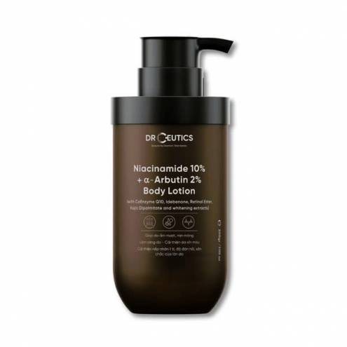 Sữa Dưỡng Thể Trắng Da Niacinamide 10% + α–Arbutin 2% Body Lotion DrCeutics