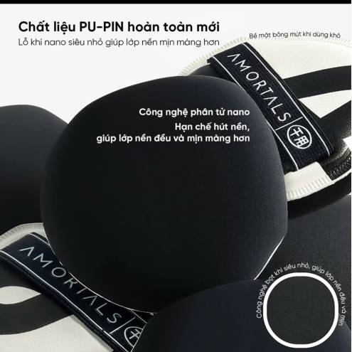 Bông Mút Trang Điểm Tán Nền AMORTALS Double A