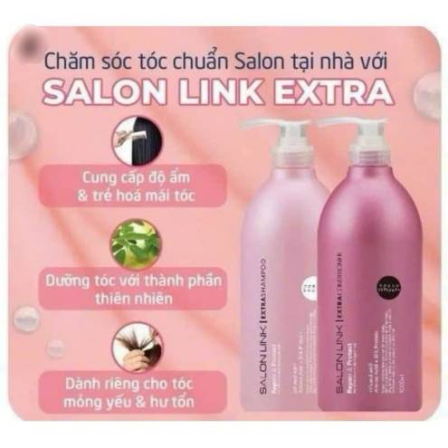 Dầu gội xả Salon Link Extra 1000ml của Nhật Bản