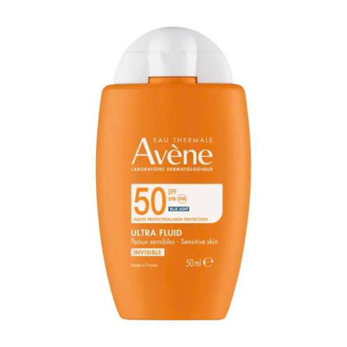 Kem chống nắng cho da nhạy cảm, da thường Avene Ultra Fluid Invisible SPF50 50ml