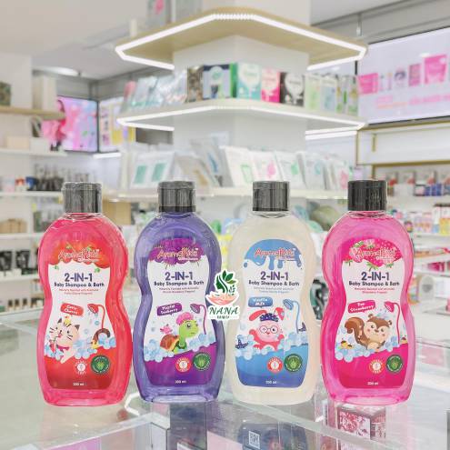 Tắm Gội Bé Aroma Kids 2in1 Baby 300ml 