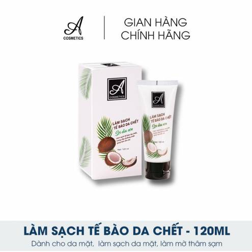 Tẩy Da Chết Sợi Dừa Non A Cosmetics  