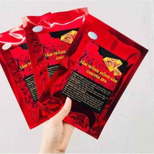 Tắm trắng hồng sâm chuyên spa