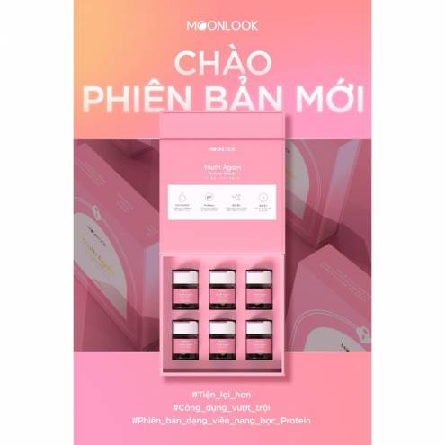 Viên Đặt Phụ Khoa Moon Look Ngọc Tình Yêu Se Khít, Làm Hồng Vùng Kín