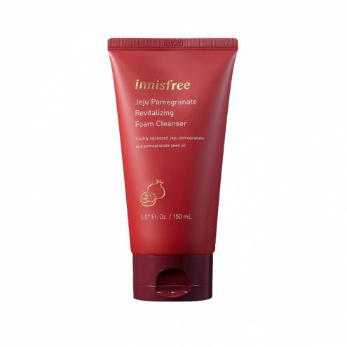 Sữa Rửa Mặt Tạo Bọt Làm Sáng Da, Ngăn Chặn Lão Hóa Chiết Xuất Từ Lựu Innisfree Jeju Pomegranate Revitalizing Foam Cleanser 150ml