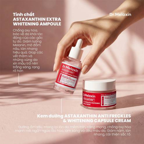 Giảm nám , mờ thâm , đều màu da DR.MELAXIN ASTAXANTHIN 