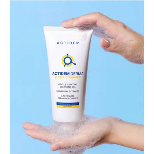 Sữa rửa mặt dạng Gel Actidem Derma pH Gel Cleanser