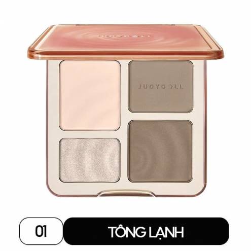 Phấn Tạo Khối & Bắt Sáng Judydoll Highlight & Contour 9g