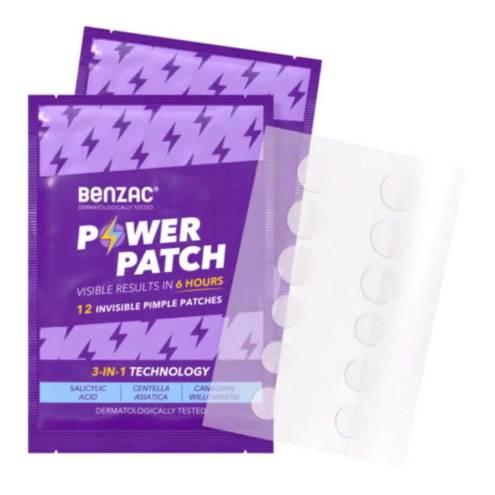 Miếng Dán Mụn Benzac 3 In 1 Power Patch Bảo Vệ Và Ngăn Ngừa Mụn 12 Miếng