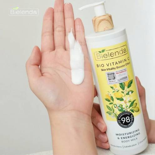 Sữa Dưỡng Thể Trắng Da Bielenda Bio Vitamin C Moisturizing And Toning Body Milk 400ml 