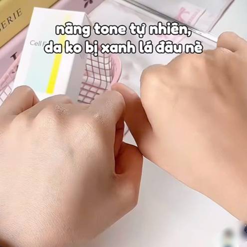 Chống nắng nâng tone hiệu chỉnh màu da Cell Fusion C Tone Up Sun Base