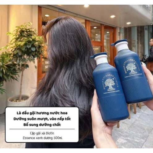 [XANH PHỤC HỒI] DẦU GỘI XẢ BIOTIN & COLLAGEN ESSENCE 500ML