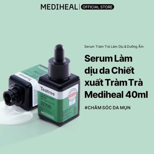 Tinh Chất Tràm Trà Làm Dịu & Dưỡng Âm Da Mediheal Tea Tree Calming Moisture Serum