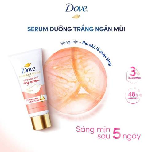 Kem Khử Mùi Dove Tinh Chất Serum Dưỡng Sáng 40ml
