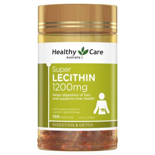 Mầm Đậu Nành Healthy Care Super Lecithin, Úc 1200mg, 100 viên