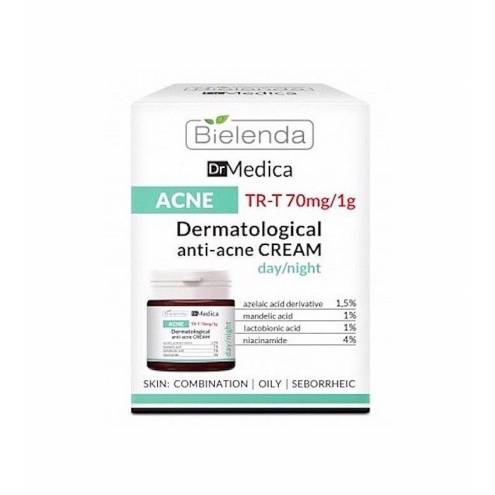 Kem Dưỡng Ẩm Bielenda Dr Medica Dermatological Anti-Acne Cream Dành Cho Da Dầu Mụn 50ml