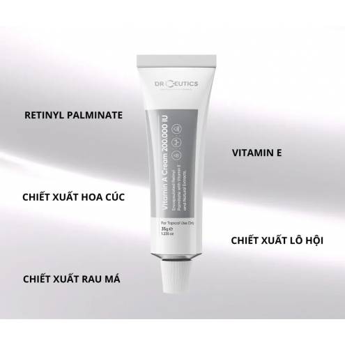  Kem Retinol Dr.Ceutics Vitamin A Crean 200.000 IU Chống Lão Hoá Và Làm Căng Bóng Da 