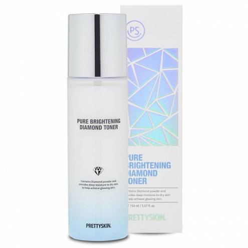 Nước Hoa Hồng Pretty Skin Pure Brightening Diamond Toner 150ml