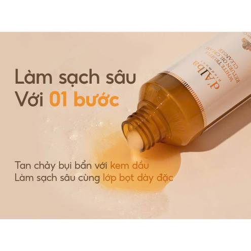 Sữa rửa mặt tẩy trang D’Alba White Truffle Return Oil Cream Cleanser 100ml