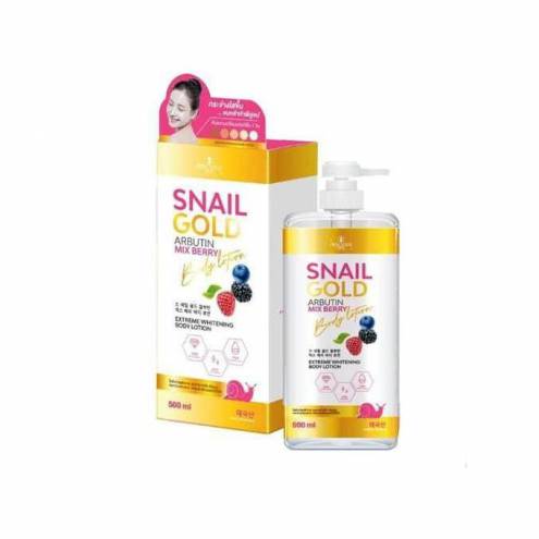 Sữa Dưỡng Thể Phục Hồi & Làm Sáng Da Snail Gold Arbutin Mixed Berry Thái Lan 500ml