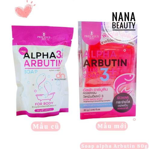 Xà Phòng Kích Trắng Alpha Arbutin Collagen Soap Thái Lan (Mẫu mới)