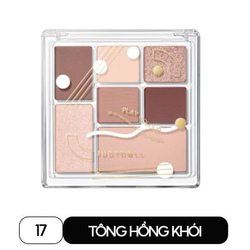 Bảng Phấn Mắt 7 Ô Màu Judydoll All-In-One Palette For Your Full Face 8.5g