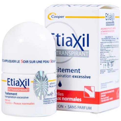 Lăn Khử Mùi Etiaxil Detranspirant Traitement Aisselles Peaux Normales 15ml