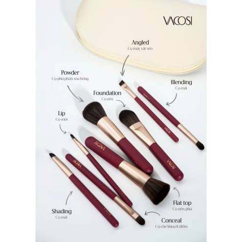 Bộ cọ Vacosi Sisterland Brush 8 cây (BC31)