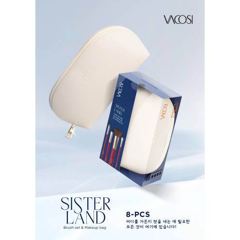 Bộ cọ Vacosi Sisterland Brush 8 cây (BC31)